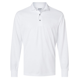 Paragon 110 Prescott Long Sleeve Polo - White