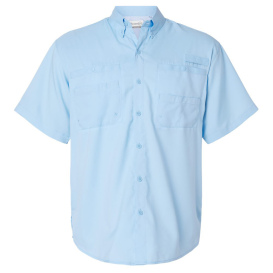 Paragon 700 Hatteras Performance Short Sleeve Fishing Shirt - Blue Mist