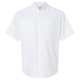 Paragon 700 Hatteras Performance Short Sleeve Fishing Shirt - White