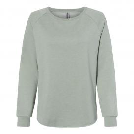 Independent Trading Co. PRM2000 Women\'s California Wave Wash Crewneck Sweatshirt - Sage