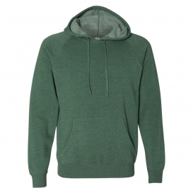 Independent Trading Co. PRM33SBP Unisex Special Blend Raglan Hooded Sweatshirt - Moss