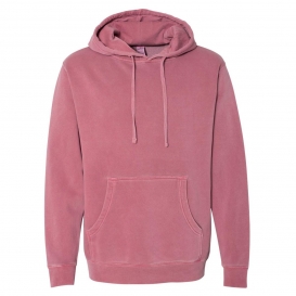 Independent Trading Co. PRM4500 Heavyweight Pigment-Dyed Hooded Sweatshirt - Pigment Maroon