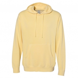 Independent Trading Co. PRM4500 Heavyweight Pigment-Dyed Hooded Sweatshirt - Pigment Yellow