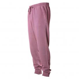 Independent Trading Co. PRM50PTPD Pigment-Dyed Fleece Pants - Pigment Maroon