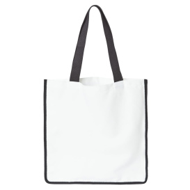 Liberty Bags PSB1516 Sublimation Medium Tote - White/Black