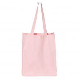 Q-Tees Q125400 27L Jumbo Shopping Bag - Light Pink