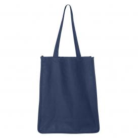 Q-Tees Q125400 27L Jumbo Shopping Bag - Navy