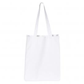 Q-Tees Q125400 27L Jumbo Shopping Bag - White