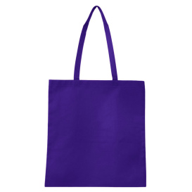 Q-Tees Q126300 Non-Woven Tote Bag - Purple