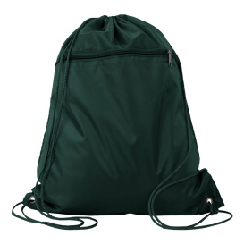 Q-Tees Q135200 Polyester Cinch Pack - Forest Green