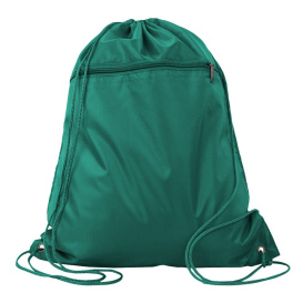 Q-Tees Q135200 Polyester Cinch Pack - Kelly Green