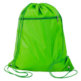 Q-Tees Q135200 Polyester Cinch Pack - Lime Green