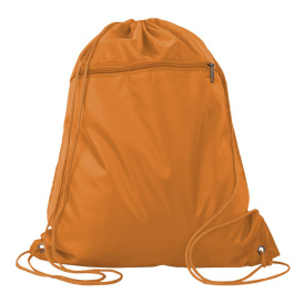 Q-Tees Q135200 Polyester Cinch Pack - Orange