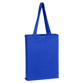 Q-Tees Q800GS Canvas Gusset Promotional Tote - Royal