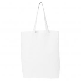 Q-Tees QTBG 12L Economical Tote - White