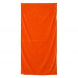 Q-Tees QV3060 Velour Beach Towel - Orange