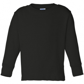Rabbit Skins 3311 Toddler Long Sleeve T-Shirt - Black