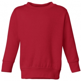 Rabbit Skins 3317 Toddler/Juvy Crewneck Sweatshirt - Red