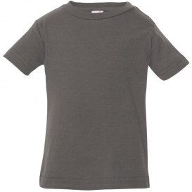Rabbit Skins 3322 Fine Jersey Infant T-Shirt - Charcoal