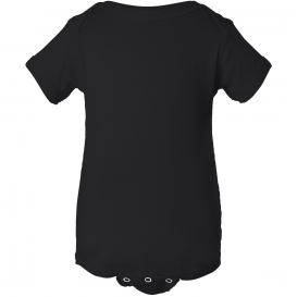 Rabbit Skins 4400 Infant Lap Shoulder Creeper - Black