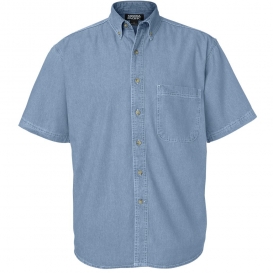 Sierra Pacific 0211 Short Sleeve Denim Shirt - Light Denim