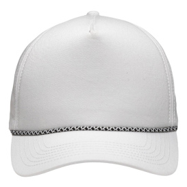 Sportsman SP1300 Five-Panel Rope Heritage Fit Cap - White