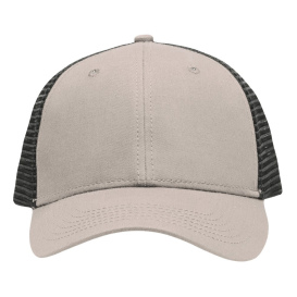 Sportsman SP1450 Traditional Lo-Pro Mesh Back Trucker Fit Cap - Chino Khaki/Black