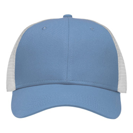 Sportsman SP1450 Traditional Lo-Pro Mesh Back Trucker Fit Cap - Chino Sky Blue/White