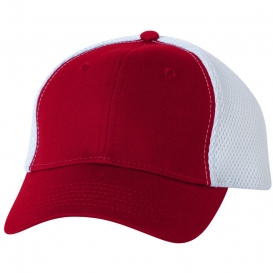 Sportsman 3200 Spacer Mesh-Back Cap - Red/White