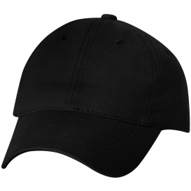 Sportsman 9610 Unstructured Heavy Brushed Twill Cap - Black