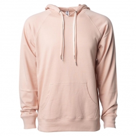 Independent Trading Co. SS1000 Unisex Lightweight Loopback Terry Hooded Pullover - Rose