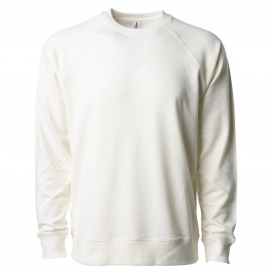 Independent Trading Co. SS1000C Unisex Lightweight Loopback Terry Crew - Bone