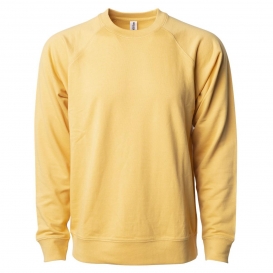 Independent Trading Co. SS1000C Unisex Lightweight Loopback Terry Crew - Harvest Gold