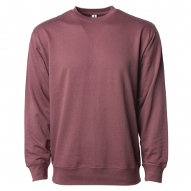 Independent Trading Co. SS1000C Unisex Lightweight Loopback Terry Crew - Port