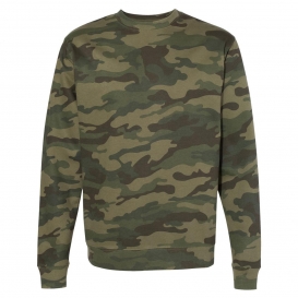 Independent Trading Co. SS3000 Midweight Sweatshirt - Forest Camo
