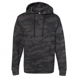 Independent Trading Co. SS4500 Midweight Hooded Sweatshirt - Black Camo