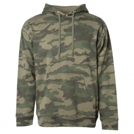 Independent Trading Co. SS4500 Midweight Hooded Sweatshirt - Forest Camo