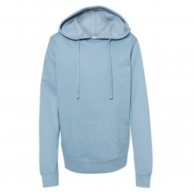 Independent Trading Co. SS650 Juniors\' Heavenly Fleece Lightweight Hooded Sweatshirt - Misty Blue