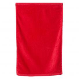 Q-Tees T200 Hemmed Hand Towel - Red