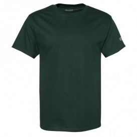 Champion T425 Short Sleeve T-Shirt - Dark Green
