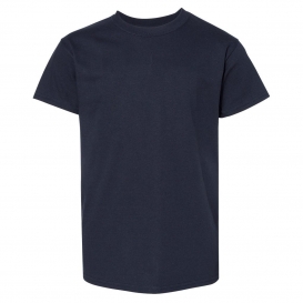 Champion T435 Youth Short Sleeve Tagless T-Shirt - Navy