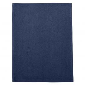 Q-Tees T600 Hemmed Fingertip Towel - Navy