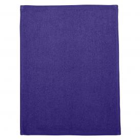 Q-Tees T600 Hemmed Fingertip Towel - Purple