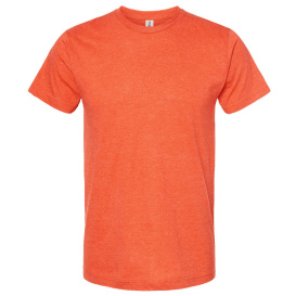 Tultex 202 Unisex Fine Jersey T-Shirt - Heather Orange