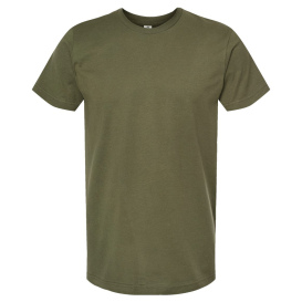 Tultex 202 Unisex Fine Jersey T-Shirt - Military Green