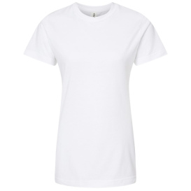 Tultex 216 Women\'s Classic Fit Fine Jersey T-Shirt - White