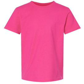 Tultex 235 Youth Fine Jersey T-Shirt - Fuchsia