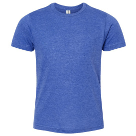 Tultex 235 Youth Fine Jersey T-Shirt - Heather Royal