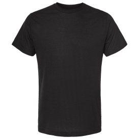 Tultex 241 Unisex Poly-Rich T-Shirt - Black