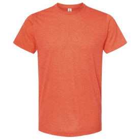 Tultex 241 Unisex Poly-Rich T-Shirt - Heather Orange